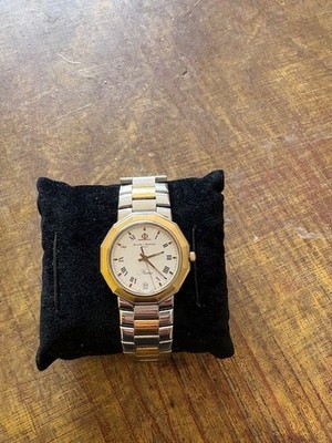 baume mercier riviera edelstahl/gold