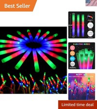 Glow Sticks Party Favors 12 Pack Foam Light Up Glow Sticks for Events