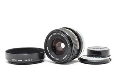 MINT w/Hood Canon FD 28mm f2.8 S.C SC Wide Angle MF Lens From JAPAN