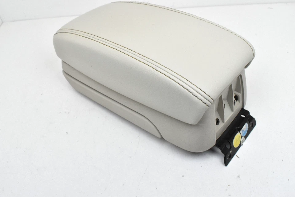 Jaguar X-Type 2002-2008 consola central cuero beige reposabrazos conjunto tapa fabricante de equipos originales Foto 4 de 4