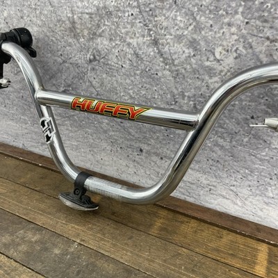 Huffy BMX Bike Handlebars 90s 80s Steel 26in 22.2mm Grips Levers