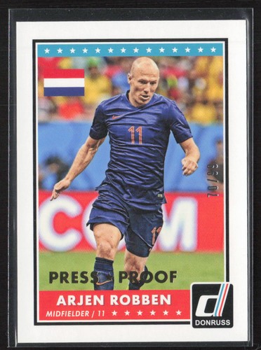 Arjen Robben [Press Proof Gold] #43 2015 Panini Donruss card