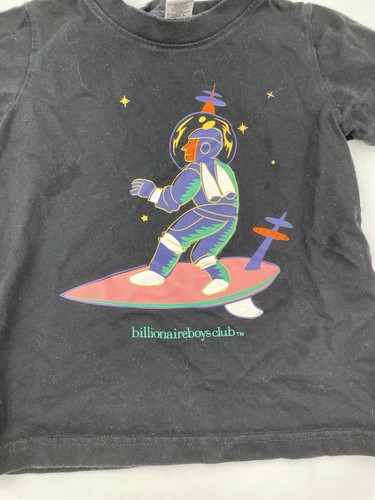 Billionaire Boys Club Boys Astronaut Graphic Short Sleeve T-Shirt Size 3T - Picture 3 of 5