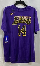 NWT Nike LA Lakers Brandon Ingram #14 T-Shirt Men's Purple Dri-Fit XL