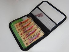 3.0 Eging Lures Set of 5 with Lure Case and TUFF Carabiner for Eging Squid and