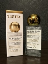 Truly Vanilla Baby Luxury Body Oil 1.7 oz / 50 ml New in Box