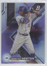 2019 Bowman Platinum Wal-Mart Top Prospects Purple Foil Shervyen Newton 0s23