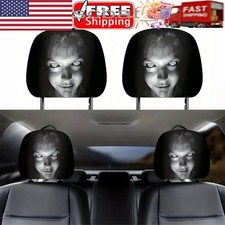 2~6Pcs Headrest Cover, Prank Horror Creepy Car Decor Accessory Seat Protector