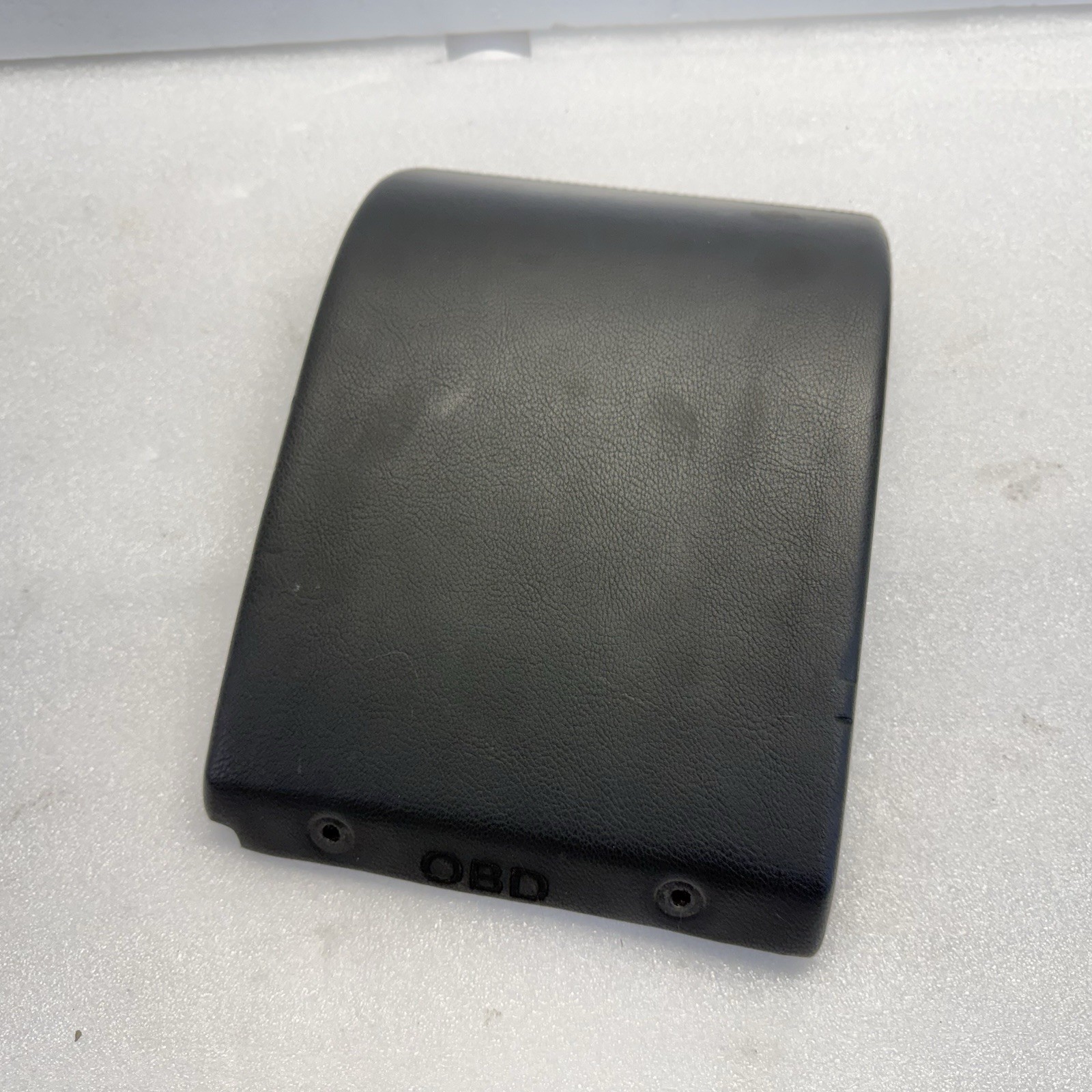 03-08 Maserati Quattroporte M139 Dash Left Lower Panel OBD Port Cover Black OEM