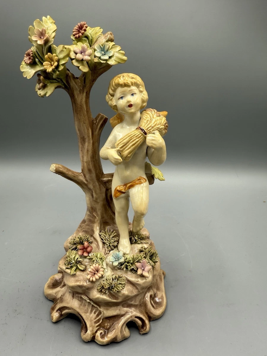 イタリーCAPODIMONTE カポデモンテ Angelエンジェルぶどう壁掛け ♥️イタリーCAPODIMONTE カポデモンテ♥️Angelエンジェルぶどう
