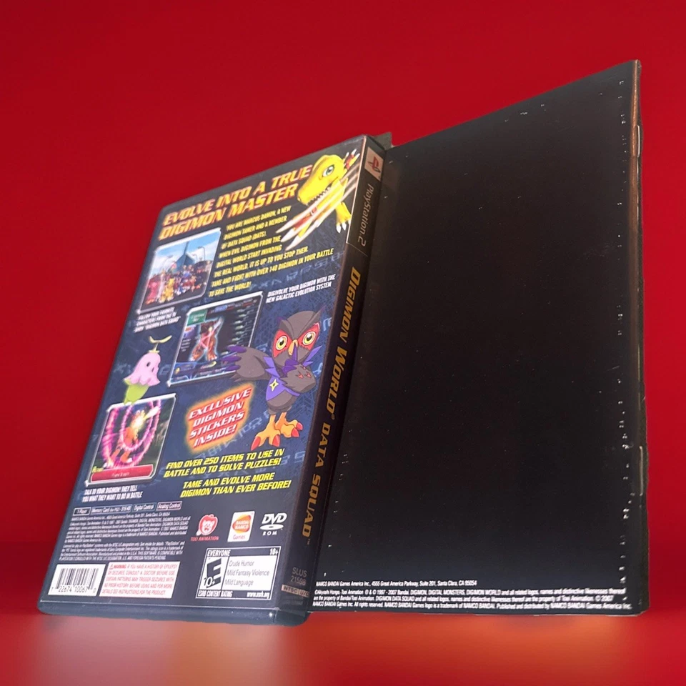 Digimon World Data Squad PlayStation 2 Ps2 case & manual only no game disc Nice - Image 4 of 4