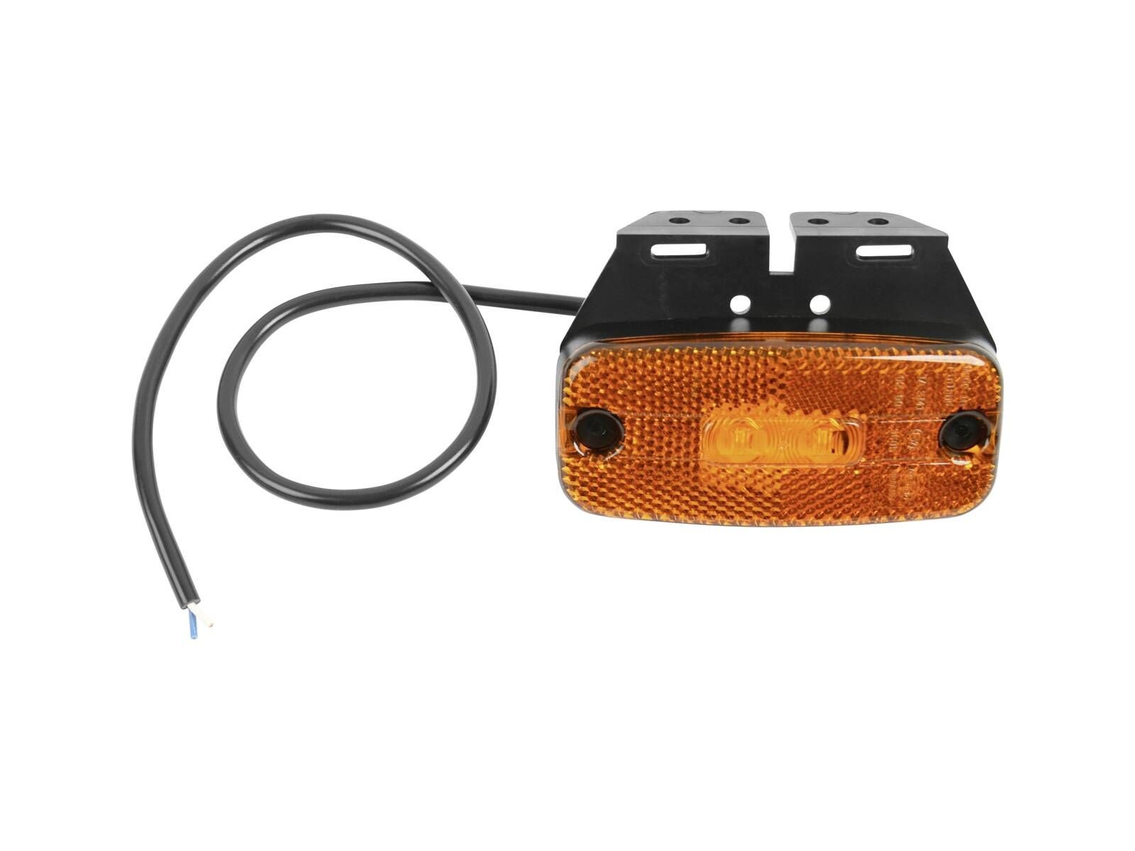 Feu de gabarit latéral DT Spare Parts 10.99463 orange pour camion 24V