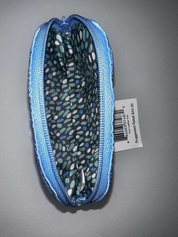 Nuevo Mini Bolso de Cosméticos Vera Bradley Preppy Poly Foto 4 de 4