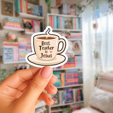 Christian Sticker, Jesus Sticker, Faith Sticker, Cute Laptop Sticker, Waterproof
