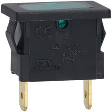 R-TECH Neon indicator light, green, 240V