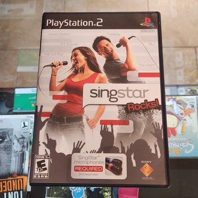 Singstar Rocks! (PlayStation 2, 2006) CIB, Very Good