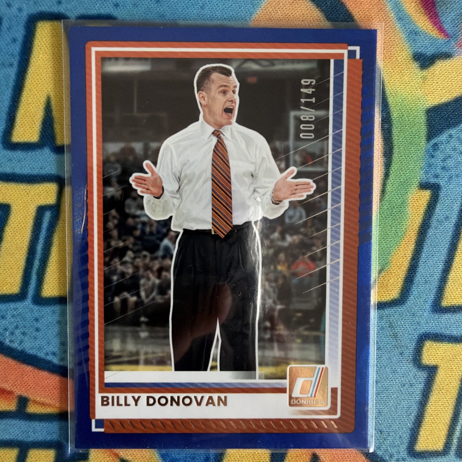 2025-26 Panini Donruss Basketball Billy Donovan Blue Cubic #/149 #132