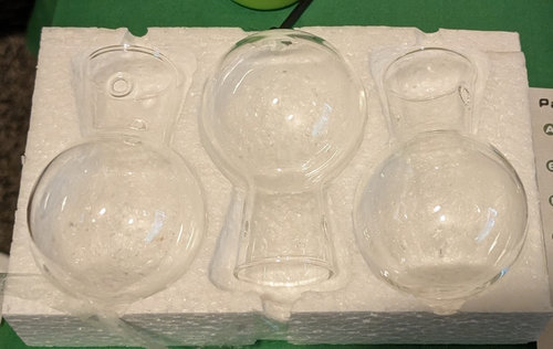 XXXFLOWER Plant Terrarium with Wooden Stand , Air Planter Bulb Glass Vase - Picture 2 of 4