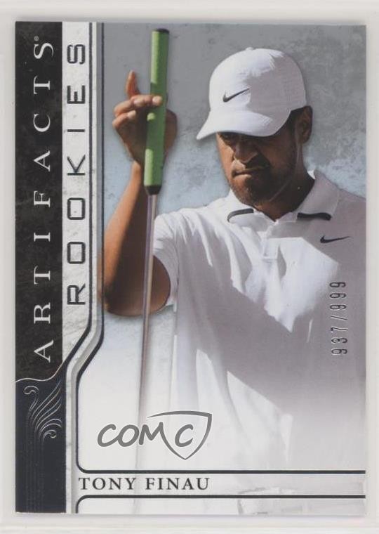 2021 Upper Deck Artifacts Rookies 937/999 Tony Finau #70 2ld