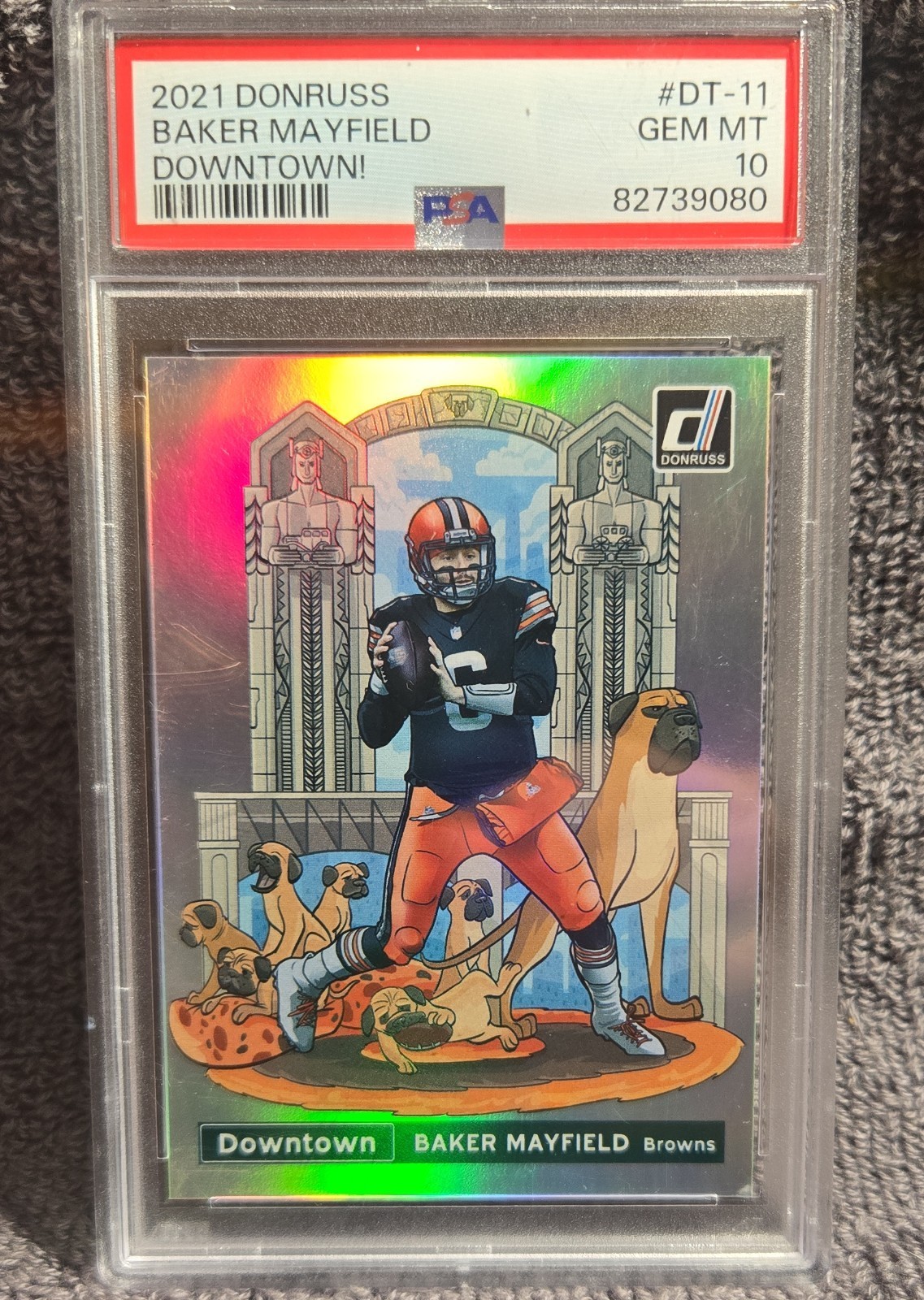 2021 Panini Donruss - Downtown! Baker Mayfield #DT-11 PSA Gem Mint 10