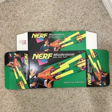 1993 NERF MISSILESTORM BLASTER DART GUN KENNER VINTAGE RARE BOX ONLY