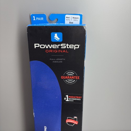 Powerstep Original Blue Men's 3-3.5, Women's 5-5.5 BRAND NEW - Picture 2 of 5
