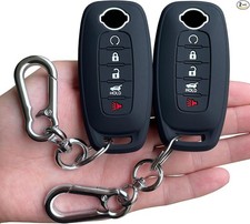 5-Button Key Fob Cover for 2023-2026 Rogue Pathfinder and 2024-2026 Sentra, Sili