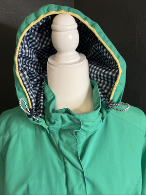 Women's Charter Club, Bright Green Raincoat For Spring