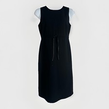 Women's Sz: 14 Black Sleeveless Midi Dress by Gap City Chic Career Cocktail