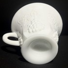 Indiana Glass Harvest Grape Milk Glass Footed Punch /Tea /Coffee Cup Vintage — photo 5
