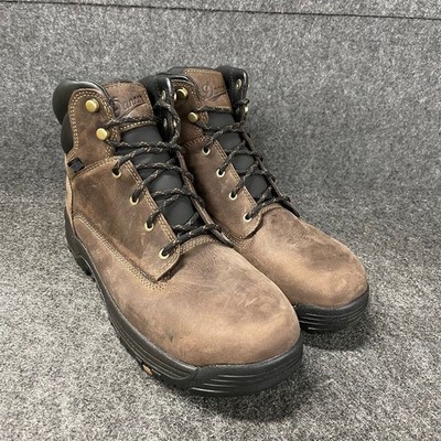 DANNER Caliper 6'' Aluminum Toe Work Boot Men's Size US 10 EE Brown