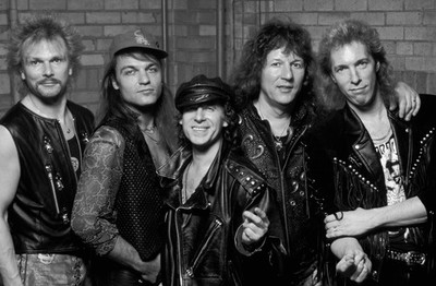 The Scorpions Black White Band Leather Portrait Refrigerator MAGNET 2x3