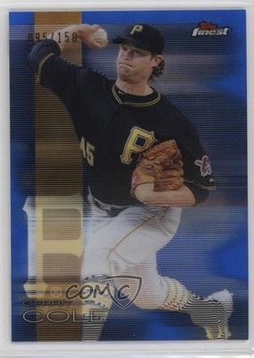 2016 Topps Finest Blue Refractor 95/150 Gerrit Cole #66 n1u