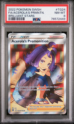 Acerola's Premonition TG24/TG30 Brilliant Stars Trainer Gallery Full Art Holo