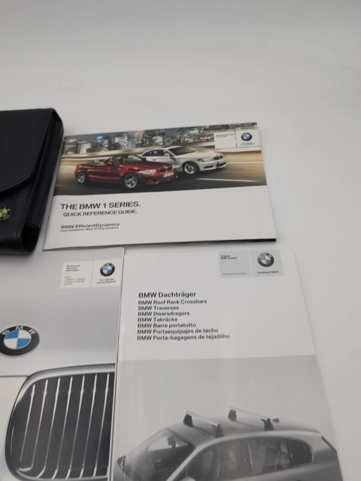 2013 BMW 1 Series 128i 135i proprietário manual cupê conversível conjunto original - Imagem 3 de 4