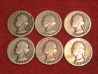 1932 P/D/S Washington Silver Quarter Set - First Year *Key Dates /LOT OF 6