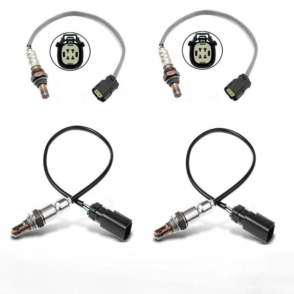 4 sensores de oxígeno aguas arriba + aguas abajo para Ford Edge 2011 2012 2013 2014 3,5 L 3,7 L Foto 3 de 4