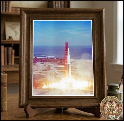 Saturn Rakete Apollo 3 Labordruckfoto: 10 Zoll x 8 Zoll