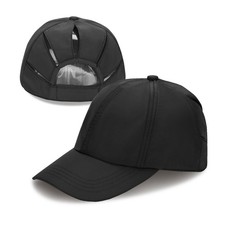 C.C Ponycap Messy High Bun Ponytail Adjustable Trucker Baseball Cap Hat