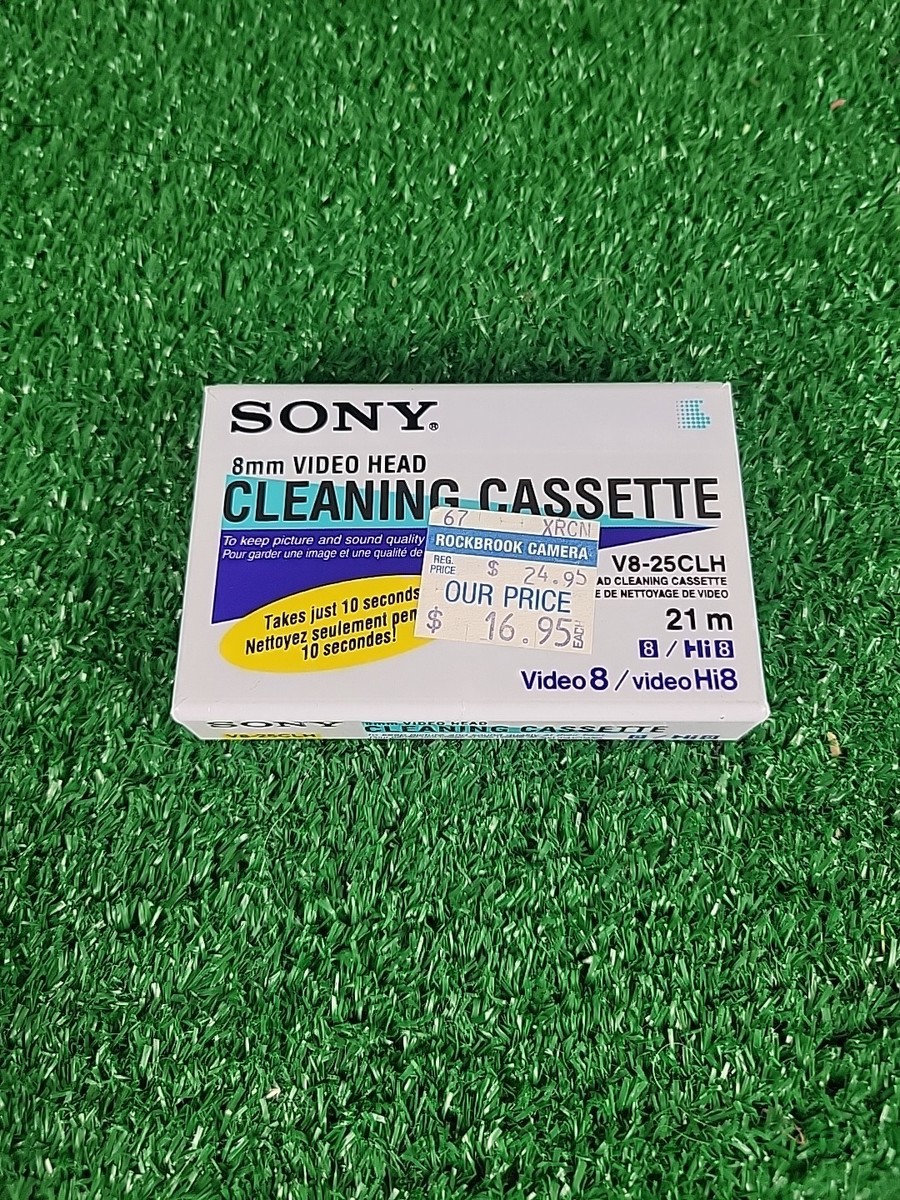 【新品未使用】SONY 8mm ヘッドクリーナー V8-25CLD 極上美品 SONY Hi8 / Digital8 / 8mm Video Head Cleaning Cassette V8