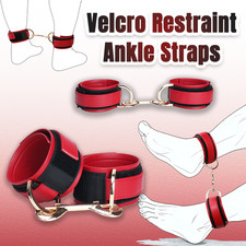 BDSM Restraint Ankle Straps  Wrist Cuffs Adjustable Binding Straps Secure Fit