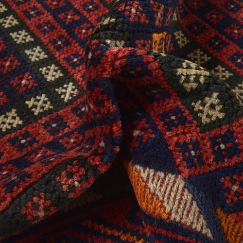 Vintage Handmade Afghan Carpet Hallway Woven Oriental Wool Runner Rug 8 x 2 Ft - Picture 8 of 8