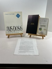 Vintage Microsft MS-DOS6 Operating System Plus Enhanced Tools User s Guide COA