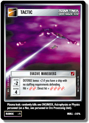Ausweichmanöver - Blaze of Glory - Star Trek CCG 1E