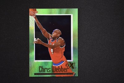 1996-97 Skybox E-X 2000 Basketball Chris Webber #80 Washington Bullets