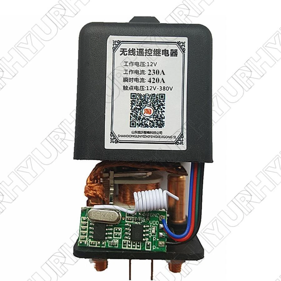 12V Car Battery Disconnect Cut Off Master Kill Switch Wireless Remote Universal Foto 3 de 4