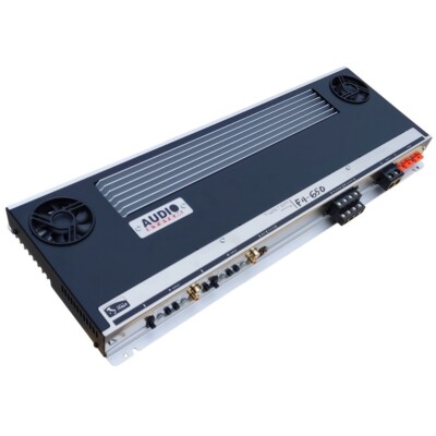 1 Audio System F4-650 Verstärker 4 Kanäle Classe Ab Spl + 3 Aufkleber Geschenk