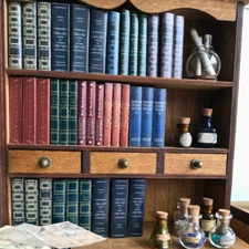 20/30PC Dollhouse 1/6 Scale Miniature Vintage Magic Books Model Fill bookshelf