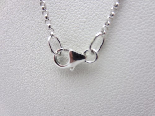 New 14K White Gold Multi-color 3 Pearl And Diamond Necklace - Picture 6 of 8