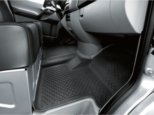 Mercedes Sprinter 906 Rubber Floor Mats (W/O Floor Air Duct B6 657 0007 - Picture 3 of 3